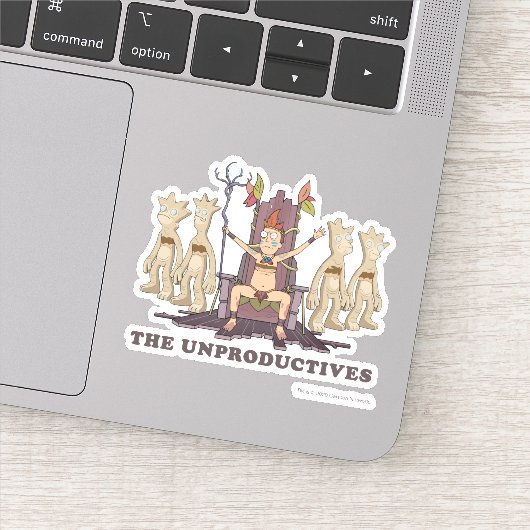 Sticker RICK ET MORTY™ | the Unproductives (Détail)