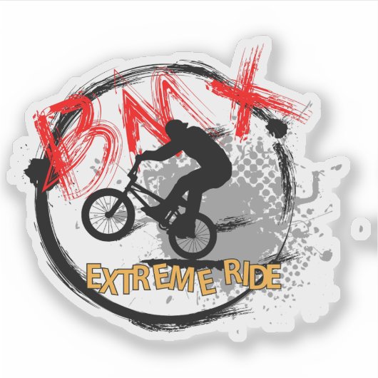 Sticker Ride extrême (Devant)