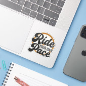 Sticker Ride Your Own Pace Motivational (Ordinateur portable avec iPhone)