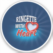 Sticker 'Ringette au coeur' (Recto)