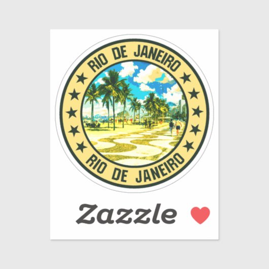 Sticker Rio de Janeiro (Feuille)