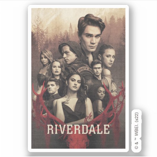 Sticker Riverdale Deer Skull Poster (Devant)