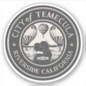 STICKER RIVIÈRE DE TEMECULA CALIFORNIE (Devant)