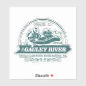 Sticker Rivière Gauley (rafting2) (Feuille)