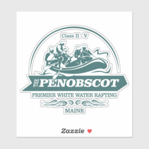 Sticker Rivière Penobscot (rafting 2)