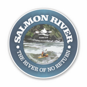 Sticker Rivière saumon (c)