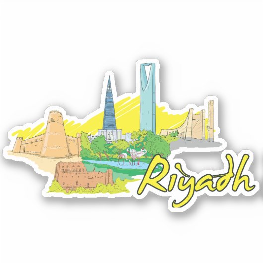 Sticker Riyad (Devant)