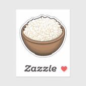 Sticker Riz caricaturé (Feuille)