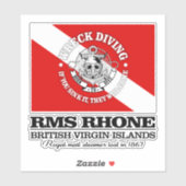 Sticker RMS Rhone (meilleures épaves) (Feuille)