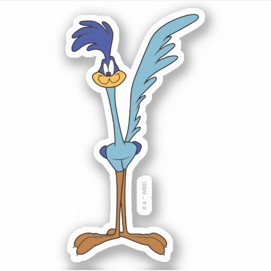 Sticker ROAD RUNNER™ en couleur (Devant)