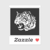 Sticker Roaring Jaguar (Feuille)