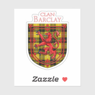 Sticker Robe Barclay Tartan Scottish Plaid