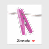 Sticker Robe de linge (Feuille)