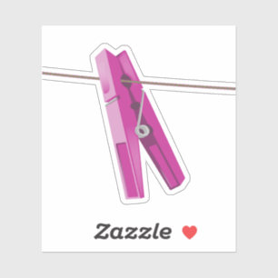 Sticker Robe de linge