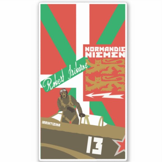 Sticker ROBERT IRIBARNE (Ikurrina) (Devant)
