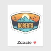 Sticker Roberts, Idaho (Feuille)