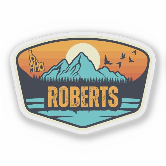 Sticker Roberts, Idaho (Devant)