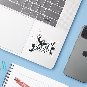 Sticker Robin Ink Nom de la brosse