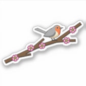Sticker Robin sur Sakura (Devant)