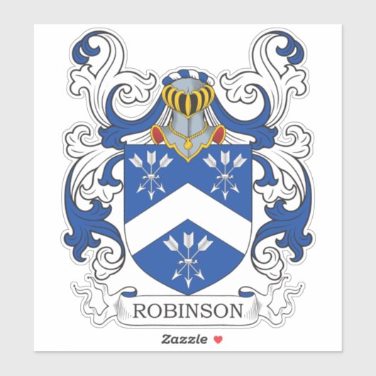 Sticker Robinson Family Crest (Feuille)
