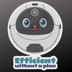 Sticker Robot aspirateur efficace sans plan
