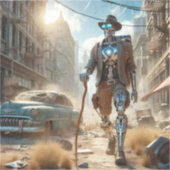 Sticker Robot dans Ghost Town (Recto)
