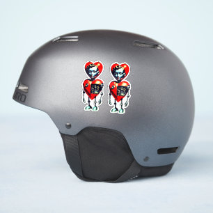 STICKER ROBOT DE LA SAINT-VALENTIN