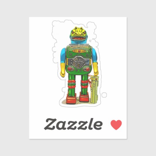 STICKER ROBOT MONSTER T-SHIRT (Feuille)