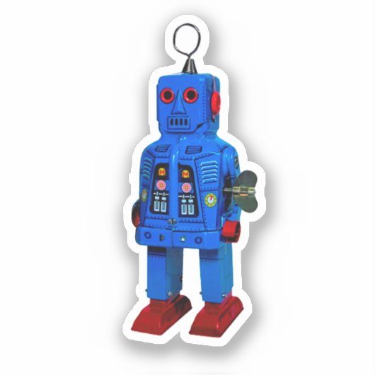 STICKER ROBOT ROUGE (Recto)
