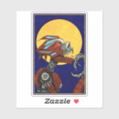 Sticker Robot Werewolf Wolf Man (Feuille)