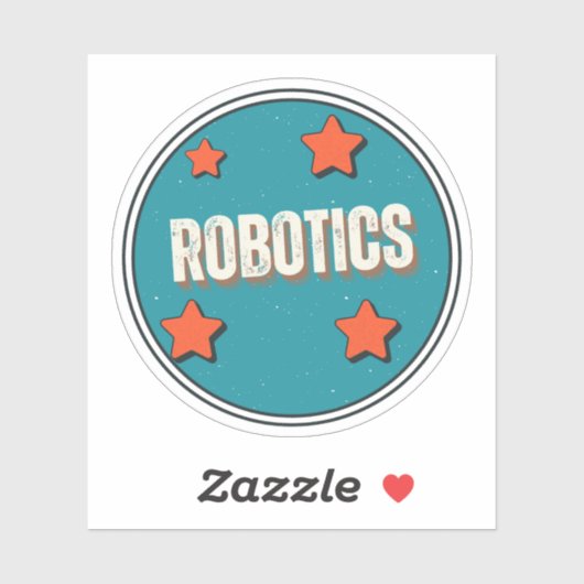 Sticker Robotique (Feuille)