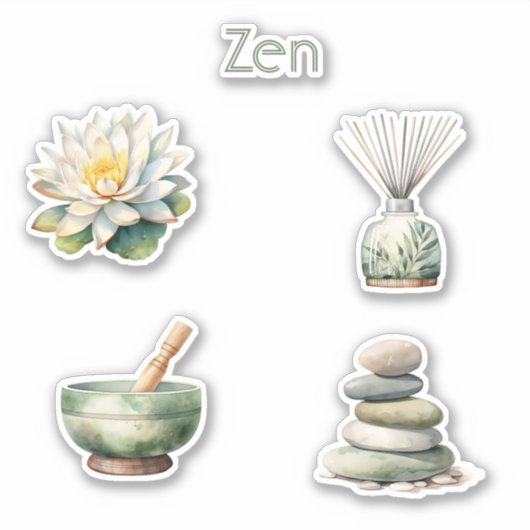 Sticker Roches Zen (Devant)