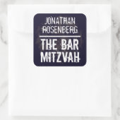 Sticker Rock Band Bar Mitzvah en noir (Sac)