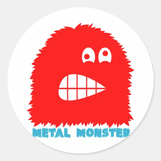 Sticker Rock=Life 'Metal Monster' (Devant)