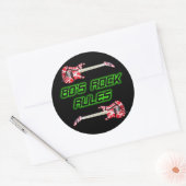 Sticker Rock Rules des années 80 (Enveloppe)