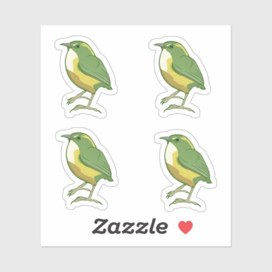 Sticker Rock Wren (Feuille)