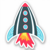 Sticker Rocket Space (Recto)