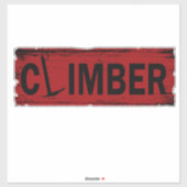 Sticker rockgrimper escalade (Feuille)