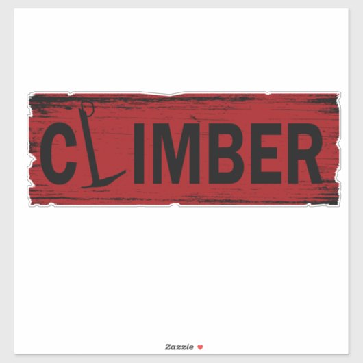 Sticker rockgrimper escalade (Feuille)