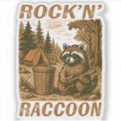 Sticker Rock'n' Raccoon (Devant)