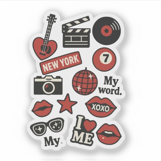Sticker rockstars aesthetic (Devant)