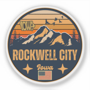 Sticker Rockwell City, Iowa