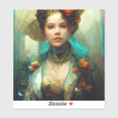 Sticker Rococo Future Imaginaire Sci-Fi (Feuille)