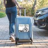 Sticker Rodeo Cowboy Country 1912 Art occidental (Valise Insitu)