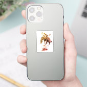 Sticker Rodeo Cowgirl (par C.M. Russell) (Téléphone)