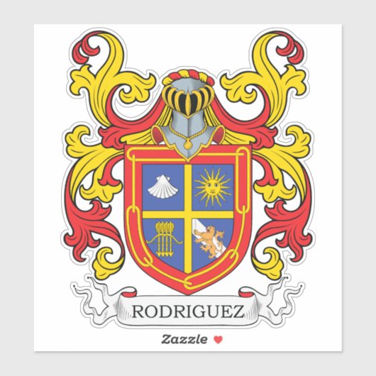 Sticker Rodriguez Family Crest (Feuille)