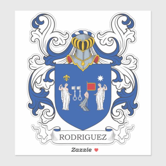 Sticker Rodriguez Family Crest (Feuille)