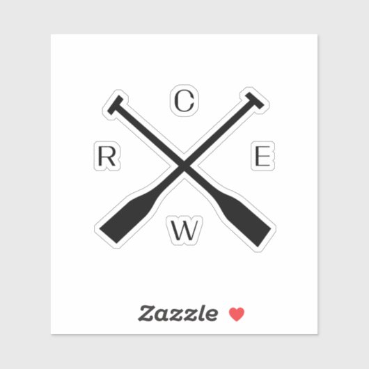 Sticker roeipersoneel (Vel)