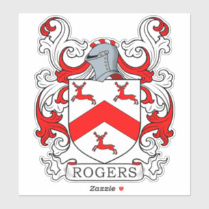 Sticker Rogers Family Crest