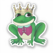 Sticker Roi de grenouille (Recto)